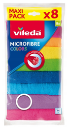 Ściereczka Vileda Microfibra Colors 8szt