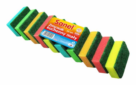 Zmywak kuchenny Sanel 10 szt. 8x5x2,5 cm