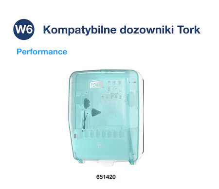 Tork 130007 W6 czyściwo papierowe do dozownika uszczelnianego
