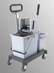 VILEDA DOUBLE BUCKET SYSTEM Z PRASĄ PIONOWĄ