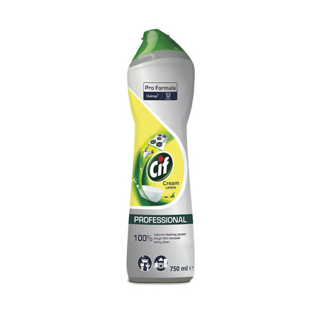Cif Pro Formula Lemon mleczko do czyszczenia zabrudzonych powierzchni 750ml