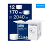 TORK 110253 papier toaletowy mini jumbo, biały 2W długość 170m 12 rolek