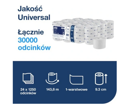 Tork 472620 T7 OptiServe ekologiczny papier toaletowy bez gilzy