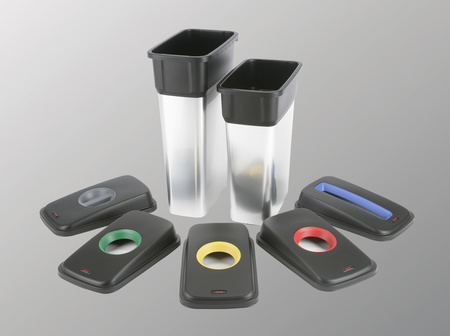 VILEDA KOSZ DO SEGREGACJI ODPADÓW GEO - METALIZOWANY 50 L (4 SZT.)