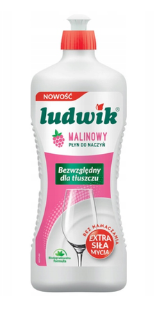 Ludwik Malinowy płyn do mycia naczyń 900gr