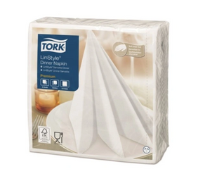 Tork 478711 biała serwetka obiadowa 39x39 cm, 50 szt. napkinsy