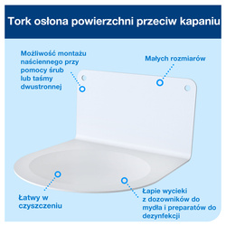 TORK OSŁONA PRZECIW KAPANIU BIAŁA