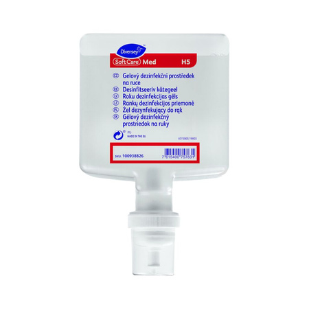 Soft Care MED 1.3L - alkoholowy żel do higienicznej dezynfekcji rąk