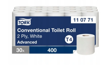 Tork 110771 T4 papier toaletowy 2-warstwowy 30 rolek po 48 metrów