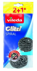 Vileda Zmywak stalowy Glitzi Spiral INOX 3 szt.