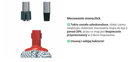 VILEDA ANTYBAKTERYJNY SUPERMOP AG NIEBIESKI