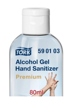 Tork 590103 żel do dezynfekcji rąk w butelce kieszonkowej 80ml