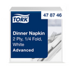 Tork 478746 biała serwetka obiadowa 39x39 cm, 150 szt napkinsy