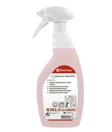 Diversey TASKI SANI 4IN1 PLUS odkamieniacz do łazienki, dezynfekuje 750ML