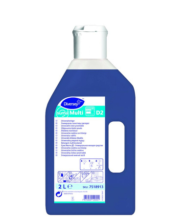 Diversey SUMA MULTI D2 płyn do stali nierdzewnej 2L