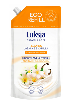Luksja mydło w płynie Jaśmin Wanilia Zapas 900ml