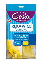 Rękawice domowe, elastyczne i trwałe L