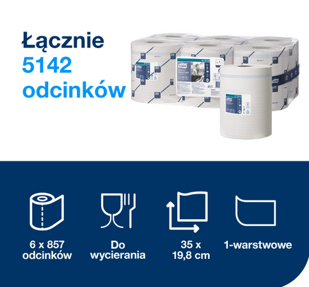 TORK Reflex Ręcznik 473242 centralnego dozowania 6x300m 