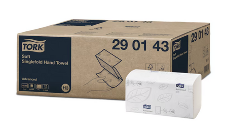 TORK 290143 ręcznik papierowy celuloza biały, chłonny 3750 listków