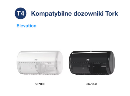 Tork 110406 ekstra miękki papier toaletowy 4-warstwowy 7 opakowań