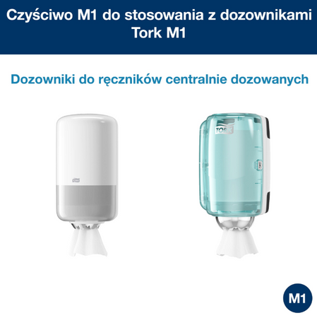 Tork 100130 czyściwo w roli 11 rolek 120m/rolka centralne dozowanie