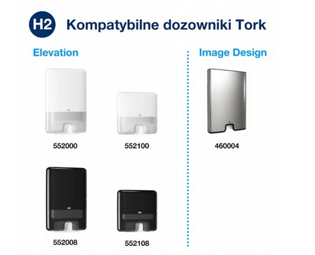 TORK 120454 Xpress ręcznik papierowy ZZ wielopanelowy  12x200