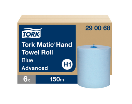 Tork 290068 Matic ręcznik w roli niebieski 6x150m