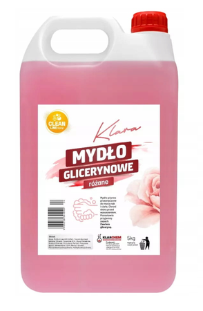 Klarchem Klara mydło w płynie Róża 5L