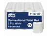 Tork 110767 papier toaletowy w rolce 2-warstwowy biały 64 rolki