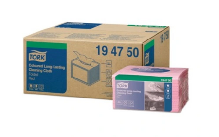 Tork 194750 wielorazowe ściereczki włókninowe, premium - Różowe