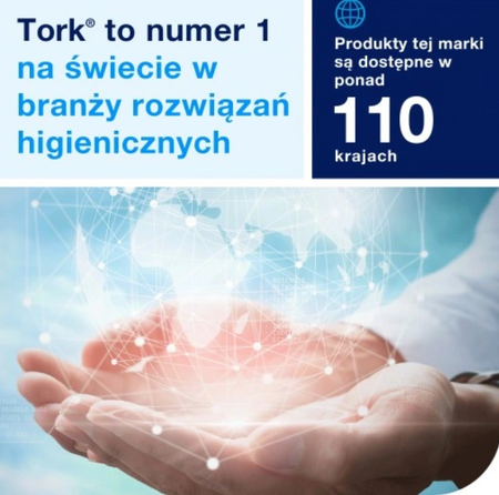 Tork 130041 czyściwo papierowe białe do średnich zabrudzeń 255mb 1 rolka