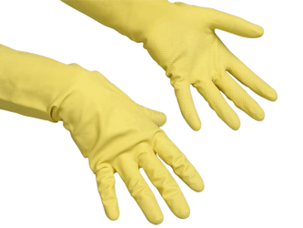 VILEDA RĘKAWICE CONTRACT ŻÓŁTE ROZMIAR M 1 SZT.