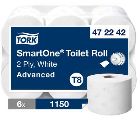 Papier toaletowy TORK 472242 Smart One 6 rolek 