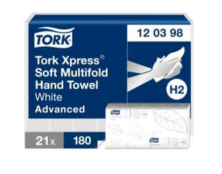 TORK 120398 ręcznik Xpress 3-panelowy, miękki, 3780 listków