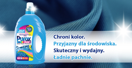 Purox żel do prania kolorów 4,3L, 143 prania