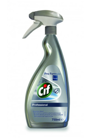 Cif Professional Stainless Steel - Środek do mycia stali nierdzewnej i szkła - 750 ml