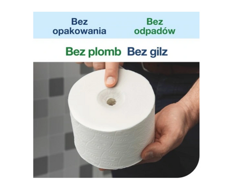 Tork 472620  OptiServe ekologiczny papier toaletowy bez gilzy, T7 – Biały