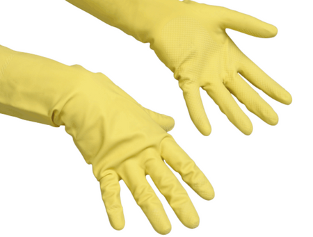 VILEDA RĘKAWICE CONTRACT ŻÓŁTE ROZMIAR S