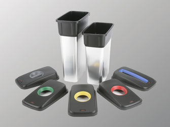 VILEDA KOSZ DO SEGREGACJI ODPADÓW GEO - METALIZOWANY 70 L - 4 SZT.