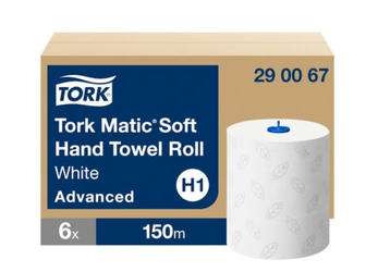 Tork 290067 H1 Matic biały ręcznik w roli, biały, system , 6x150 m