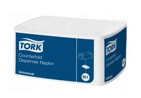 Serwetki Tork 10935 30x33cm 1W białe do dyspensera 24x300szt