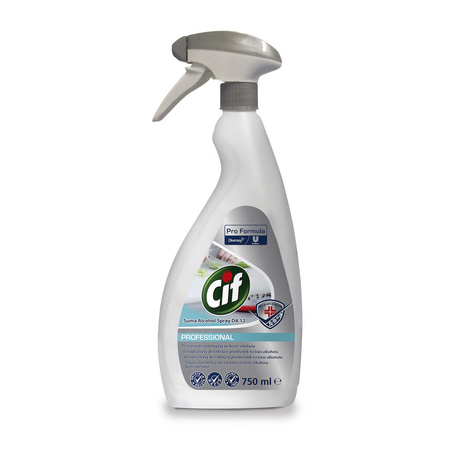 Cif Alcohol Spray D4.12 środek dezynfekujący w sprayu na etanolu 750ml