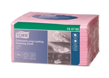Tork 194750 wielorazowe ściereczki włókninowe, premium - Różowe