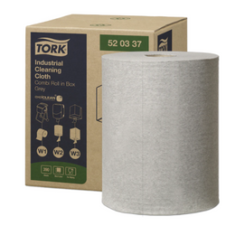 Czyściwo Tork 520337 WŁÓKNINOWE extra mocne 1 rolka 148m Szare