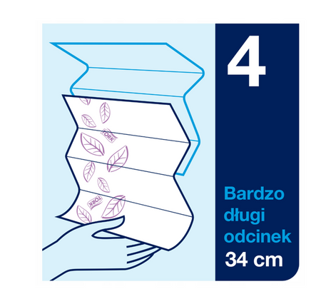 Tork 100297 Xpress ręcznik wielopanelowy, długi, 2100 listków