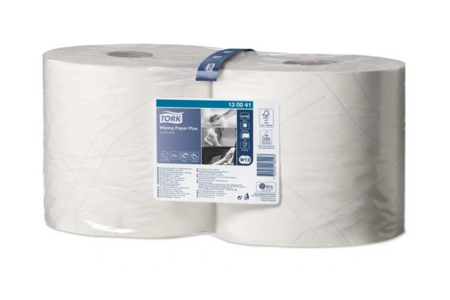 Tork 130041 czyściwo papierowe białe do średnich zabrudzeń 255mb 1 rolka