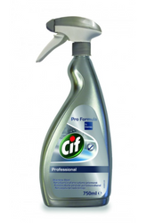 Cif Professional Stainless Steel - Środek do mycia stali nierdzewnej i szkła - 750 ml