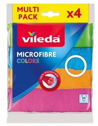 VILEDA ścierka Mikrofibra Colors 4szt