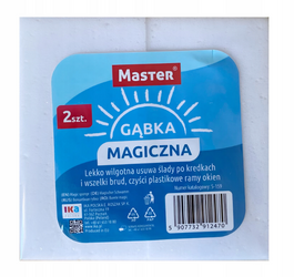 Master magiczna gąbka z melaminy 2 szt