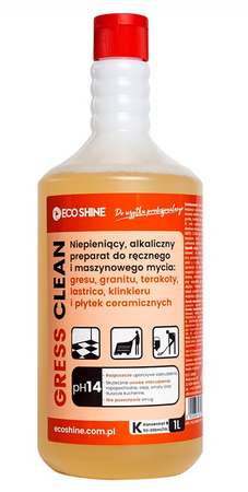 Eco Shine Gress Clean bardzo mocny zasadowy płyn do doczyszczania 1L